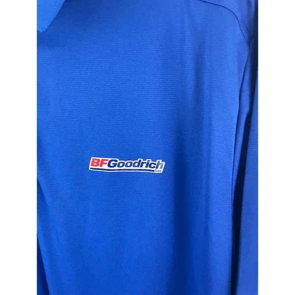 Elevate BF Goodrich Crew Uniform Polo Shirt Size XL Blue Collared Collectible - Picture 2 of 5